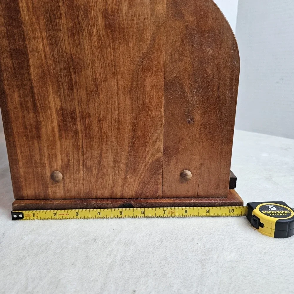 Vintage Handmade Bread Box With Cutting Board